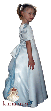 Детское платье, модель 144 детское со шлейфом