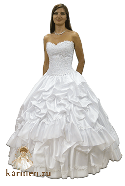 Свадебное платье, модель 233, белое
